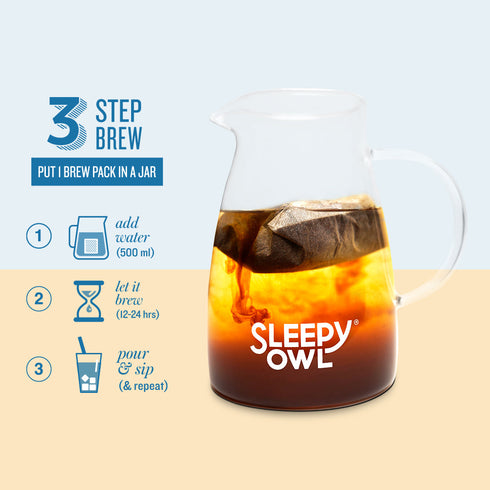 Sleepy Owl Coffee Cold Brew Packs / French Vanilla