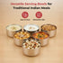 Vinod Stainless Steel Vati Katori Set of 12 Pieces 175 ml High Grade Steel Tough and Strong Dishwasher Safe and Rust Free