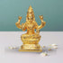 Brass Laxmi Ji Golden Goddess Idol Statue 0.3Kg