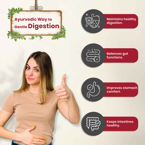 Jeena Sikho Kutajghan Vati Ayurvedic Digestive Support Tablets