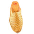 Vhaanfootwear Handmade Pure Leather Ethnic Design Slip On Hand Stitched Net Design For Men