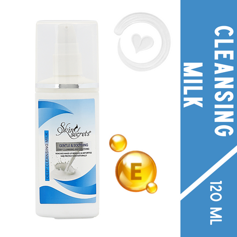 Skin Secrets Deep Cleansing Milk with Vitamin E Oil for Gentle Cleansed Soft Skin