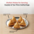 Vinod Stainless Steel Bangla Bogi Plate Lunch Plate Dinner Plate Set of 6 21 cm High Grade Stainless Steel Mirror Finish