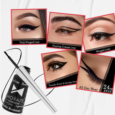 Moraze Cosmetics COMBO PACK OF EYELINER & KAJAL