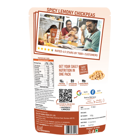 Fabbox Spicy Lemony Chickpeas