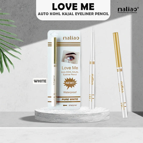 Maliao Love Me Waterproof White Kohl Kajal Pencil