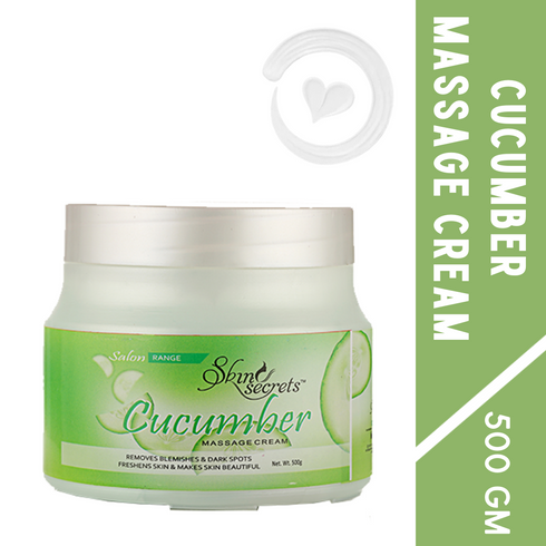 Skin Secrets Cucumber Massage Cream with Cucumber Extract