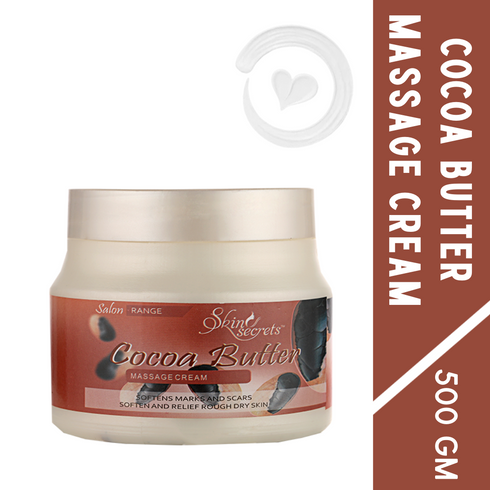 Skin Secrets Cocoa Butter Massage Cream with Cocoa Powder
