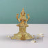 Brass Laxmi Ji Sitting On Tortoise Idol 0.51Kg