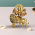 Brass Durgaji Colour Goddess Idol Statue 5.6Kg