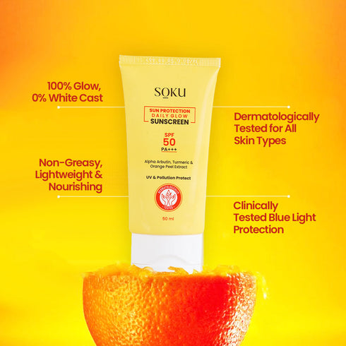 Soku Cosmetic Daily Glow SPF 50 Sunscreen