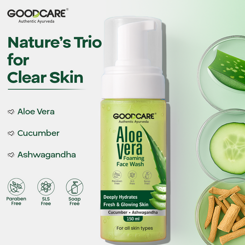 Aloe Vera Foaming Face Wash