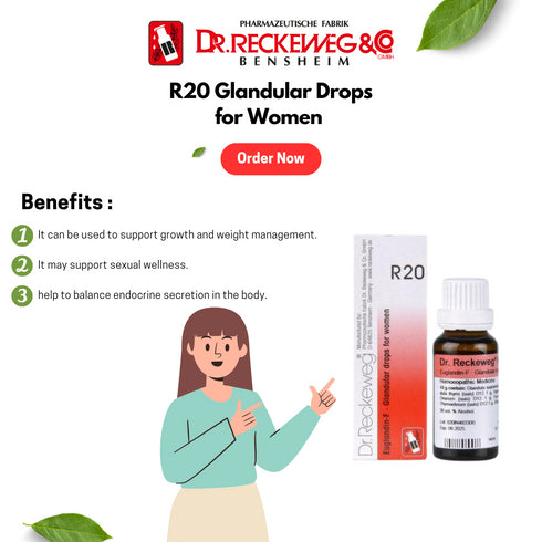 Dr. Reckeweg R20 Glandular Drops For Women Drop 22ml