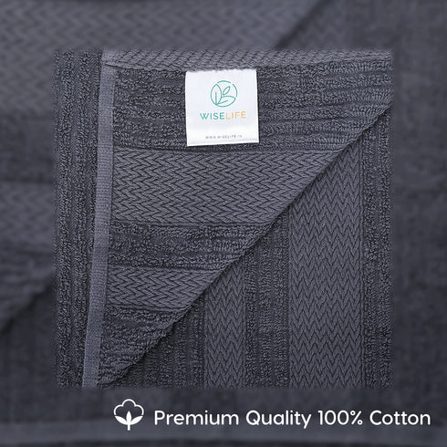 Wiselife Bath Towel 500 GSM (Grey)