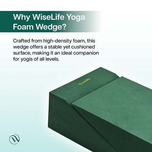 Wiselife Yoga Foam Wedges - Set of 2