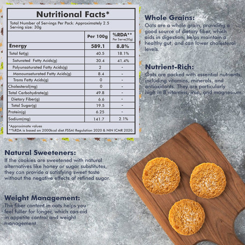 UNIFIT Oats Coconut Cookies