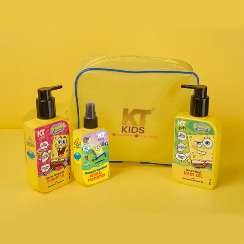 Kt Kids Personal Care Kit For Girls 3 Years Shampoo Hair Oil Mosquito Repellent