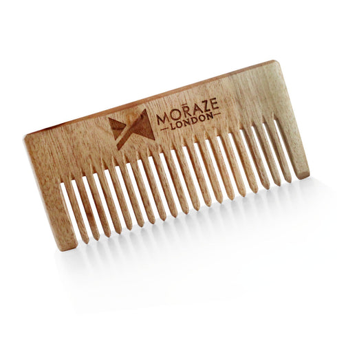Moraze Cosmetics Neem Wood Comb Brown