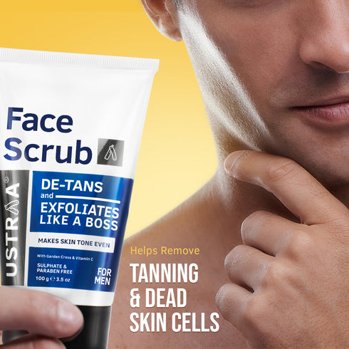 USTRAA Face Scrub De-Tan 100gm