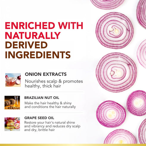 Kt Professional Organic Onion Shampoo & Conditioner 250ml Onion Serum 100ml Brazilian Silk Masque