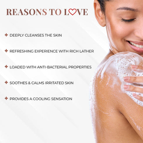 Just herbs Mint Cooling Body Wash with Activated Charcoal