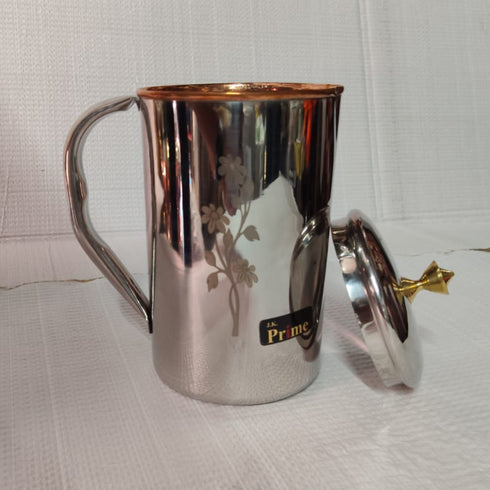 Steel Copper Water Jug 1 Liter