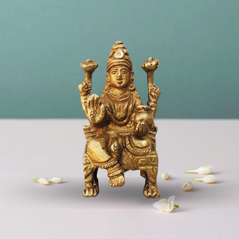 Goddess Brass Laxmi idol 0.15Kg