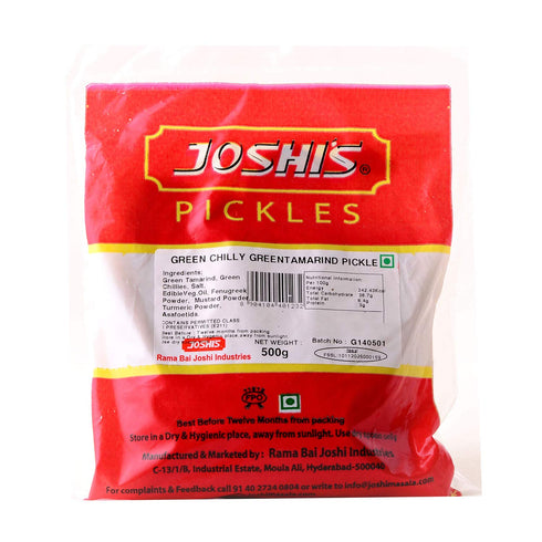 Joshi Masala Green Chilli Tamarind Pickle
