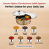 Vinod Hammered Stainless Steel Masala Dabba Spice Box with 7 Containers Spoon and Inner Lid Rust Resistant High Quality Build No 12