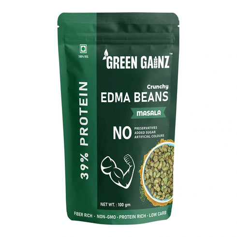 Green Gainz Edamame Masala Flavour