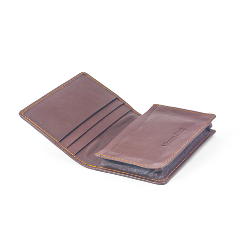 Vhaanfootwear Premium Leather Card Holder with Protective Cover by Vhaan Tan