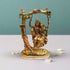 Brass Radha Krishna Jhula Colour Statue 7.9Kg
