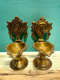 Tamas Brass Shankha Chakra Long Table Diya