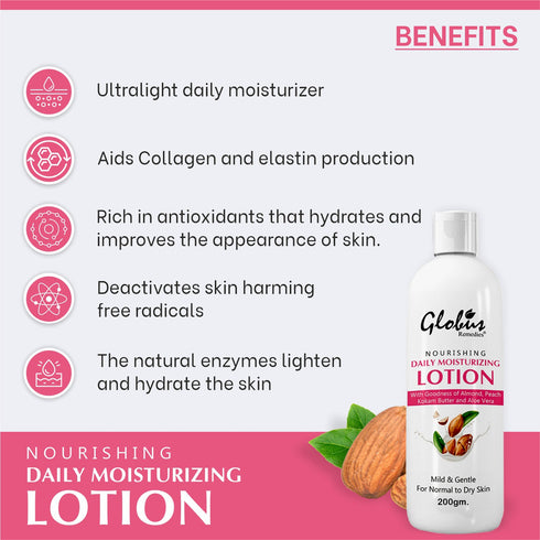 Globus Remedies Nourishing & Daily Moisturizing Body Lotion