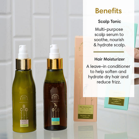 Theearthcollective in Root to Tip duo Scalp and Hair Hydration
