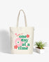 Ecoright Blooming Zipper Tote Bag