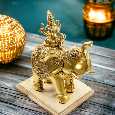 Tamas Brass Asthalaxmi on Elephant Idol