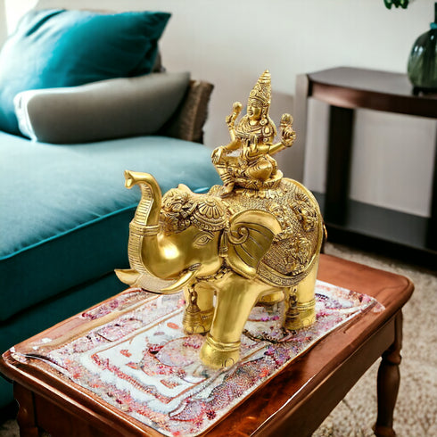 Tamas Brass Asthalaxmi on Elephant Idol