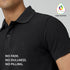XYXX Nova Combed Cotton Polo T-shirts Pitch Black