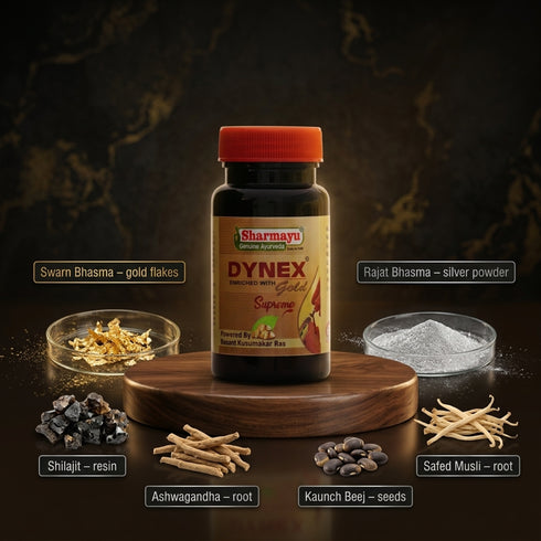 Sharmayu Ayurveda Dynex Gold SUPREME 60 Capsule
