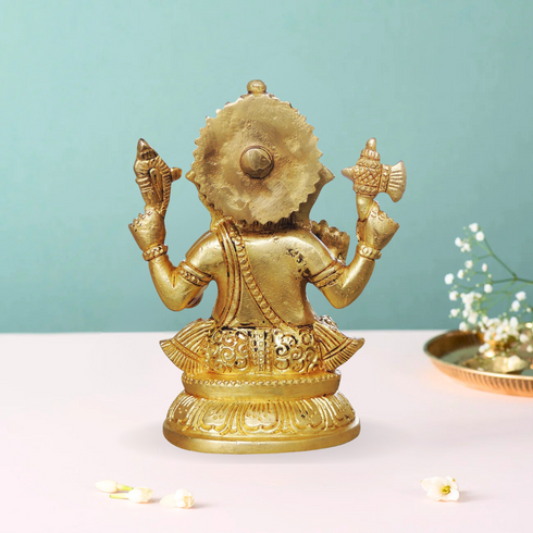 Brass Ganesh Ji Statue 0.78Kg