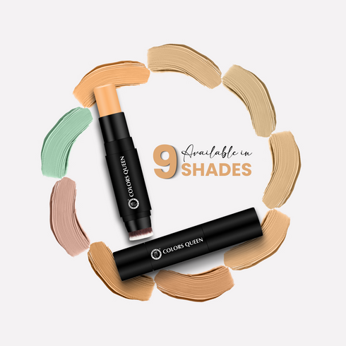 Colors Queen Fix And Blend Foundation And Concealer Stick | 12 Gram
