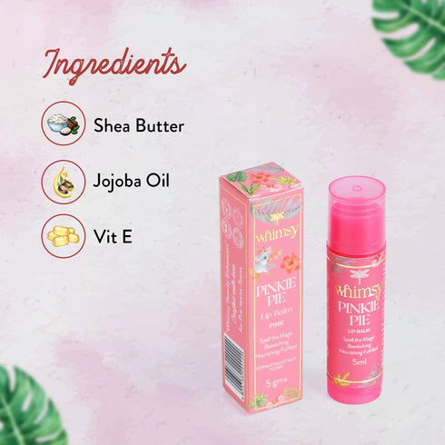 Whimsy Beauty Pinkie Pie- Lip Balm