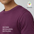 XYXX Pace Combed Cotton T-shirts Plum Red