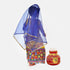 Raj Fancy Dresses Radha and Krishna RadhaJi| Lemon Brocade Fabric Janmashtami Mythological Character Costume