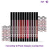 Colors Queen Vivid Matte Lip & Eye Pencil – 12 Smooth Shades Set