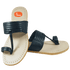 Vhaanfootwear Black Colour Soft Leather Men's Kolhapuri chappal