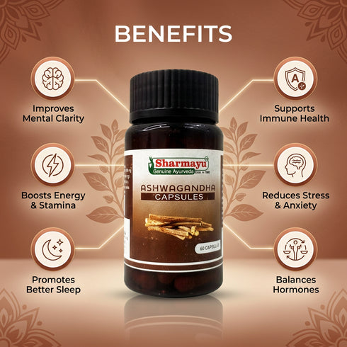 Sharmayu Ayurveda Ashwagandha Capsules