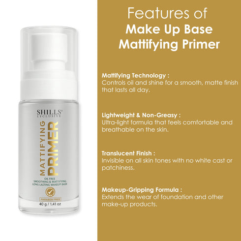 Shills Professional Make Up Base Mattifying Primer