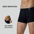 XYXX Traq Silver Cotton Trunks Black Knight